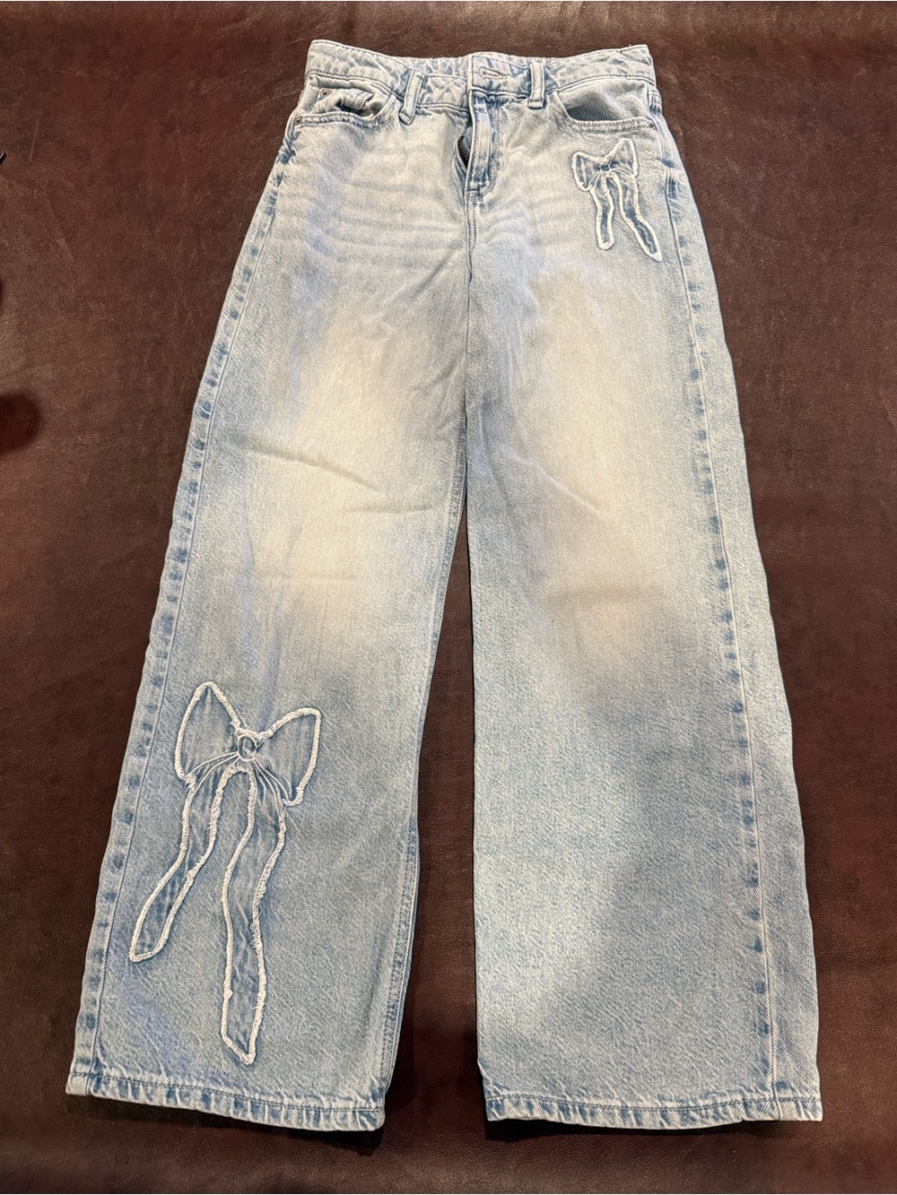 Thereabouts Girls Wide Leg Jean size 12 - Picture 4 of 5
